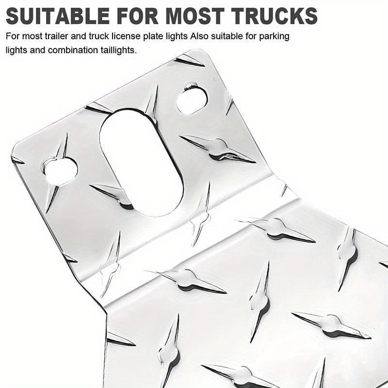 Алюминиевый сплав грузовик прицеп кемпер кронштейн для крепления номерного знака подставка держатель номерного знака световая рама поддержка для трактора RV