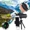 (Projector)MonocularTelescopeHighPowered Mini Telescope 40X60 Smartphone Quick Phone Holder Monocular  BAK4  For Birds Watching  Hunting