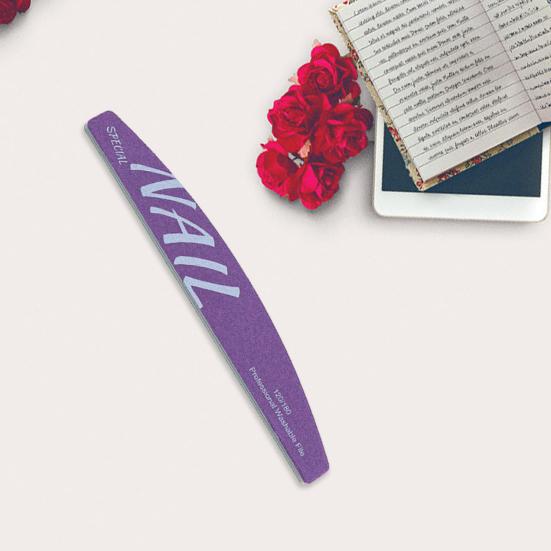 Профессиональная пилочка для ногтей Nail Wood to Material Quick Easy Двусторонняя чистая пилка для натурального