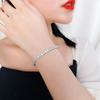 Women Bracelet Cubic Zirconia Simple Design Gift for Anniversary Birthday Christmas Enhance
