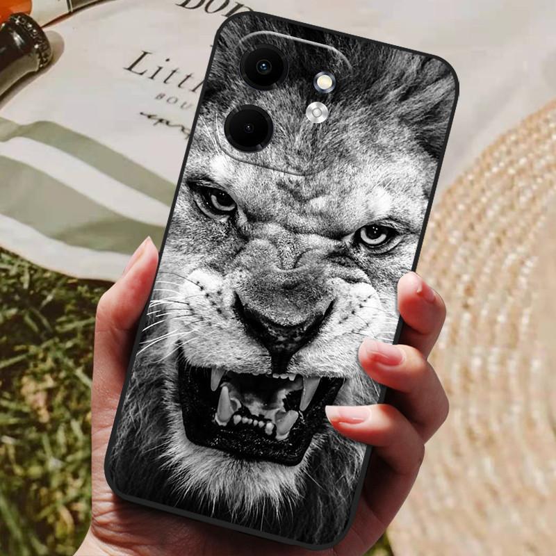 Для чехла Infinix Smart 9 X6532 Роскошный расписной телефон Силиконовая задняя крышка Для чехлов Infinix Hot 50i X6531 Защитный чехол Smart9
