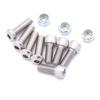 Wsays Touring Front Fender Riser Relocator Spacer Kit 20mm Lift Adapter Chrome for Harley