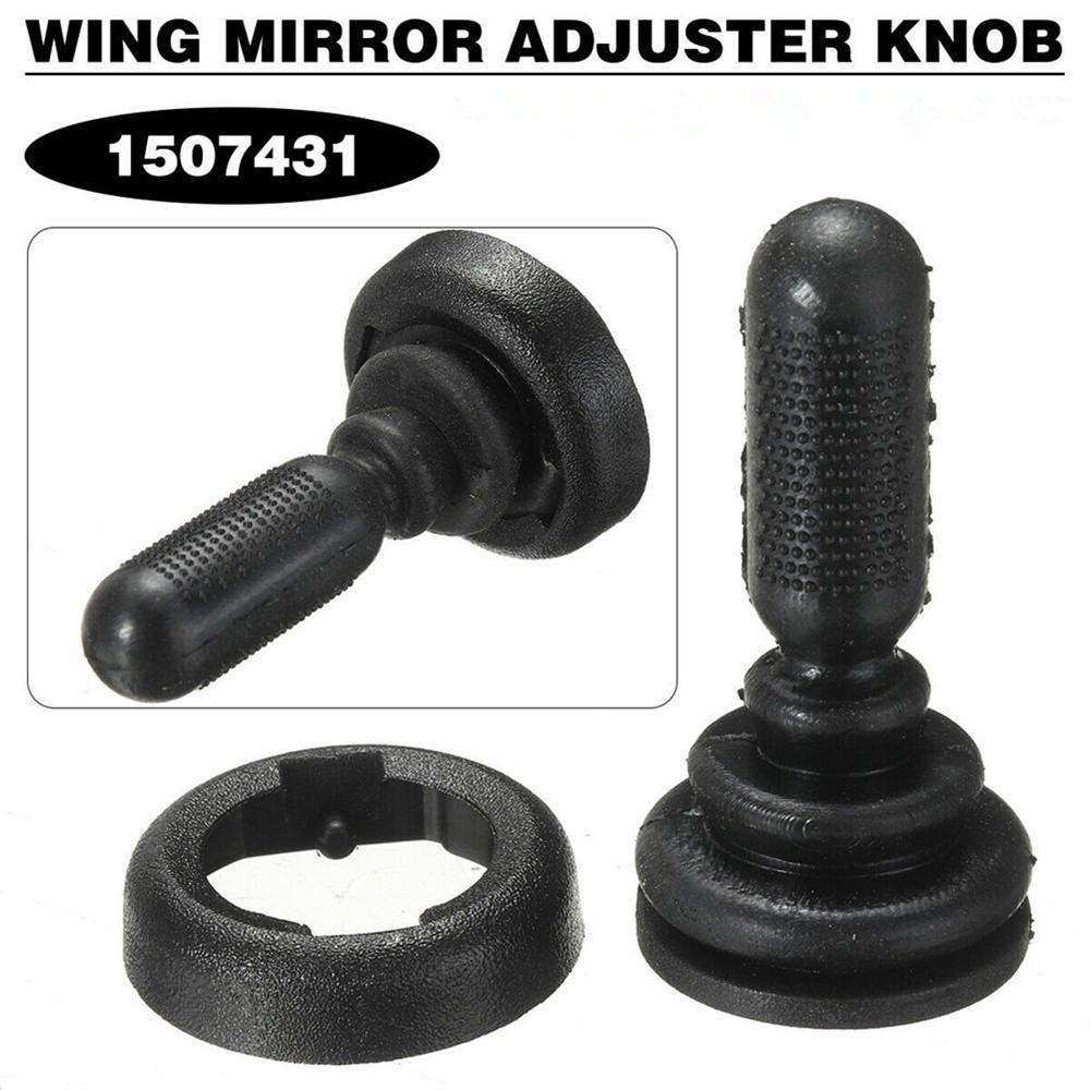 2Pcs Manual Wing Mirror Adjuster Knob For Ford Fiesta Mk6 1507431