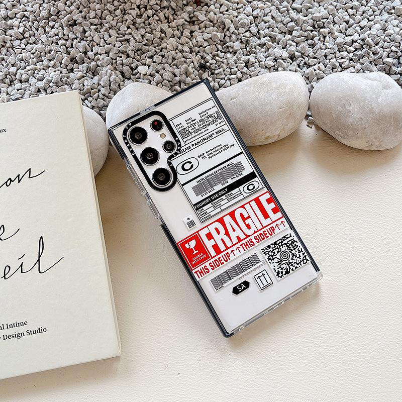 Индивидуальная этикетка для кошелька для чехлов S24 Ultra, S23, S22 Plus, S21+ с защитой от падения