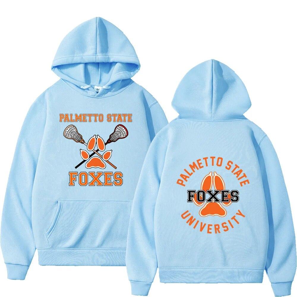 Streetwear The Foxhole Court Palmetto State Foxes Printed Unisex's Hoodie Pullover Unisex Hoodies Women Hip Hop Sweatshirt Clothes