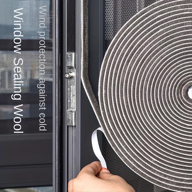 5M Self-Adhesive Aluminum Alloy Door And Window Sound Insulation Wind Protection Collision Prevention Dust Sealing Strip
