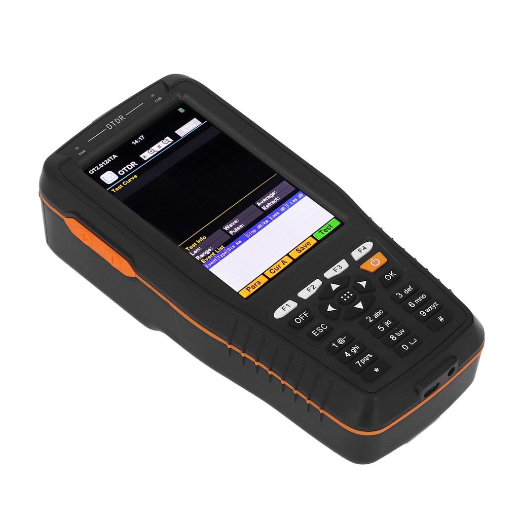 Optical Time Domain Reflectometer 0 To 60KM 4 In 1 OTDR Optic Fiber Tester 3.97in Screen 100‑240V EU Plug