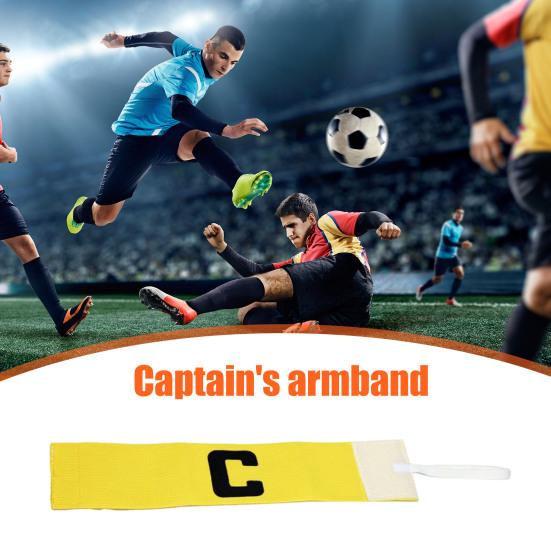 Elastic Soccer Captain Armband Nylon Adjustable Player Band for Youth And Adult Soccer