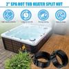 Spa Heater Split Nut 2 Inch Hot Tub Union Fitting Leakproof Replacement Parts For Water Leak Repair Homeowners Professionals