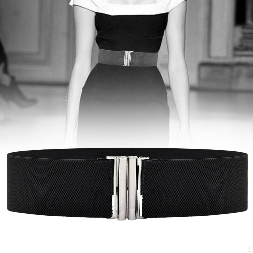 Стильный женский эластичный пояс с шикарной пряжкой