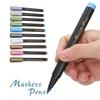10pcs Paint Marker Metal Soft Head Water Based Marker DIY Painting Writing Pen