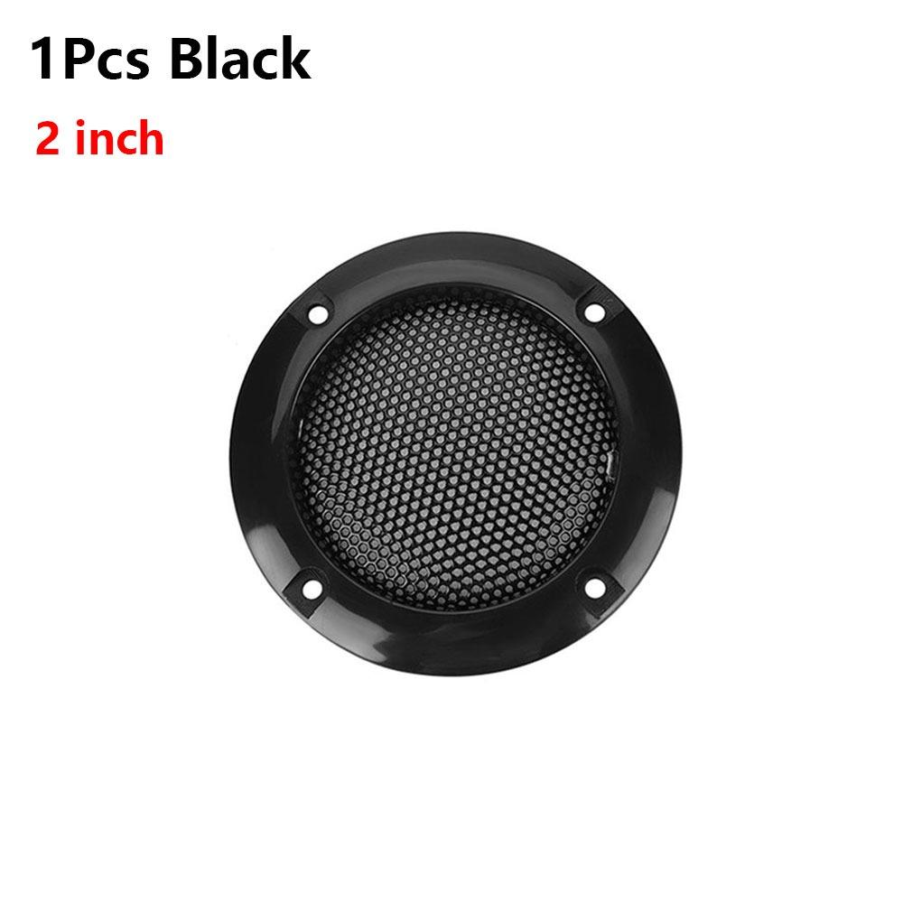 2Pcs Plastic Speaker Protective Grill Decorative Speaker Mesh Circle Speaker Protective Accessory