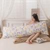 Skin-friendly Flower Couple Pillowcase Extended Long Pillow Case Household Pillowslip Bedroom