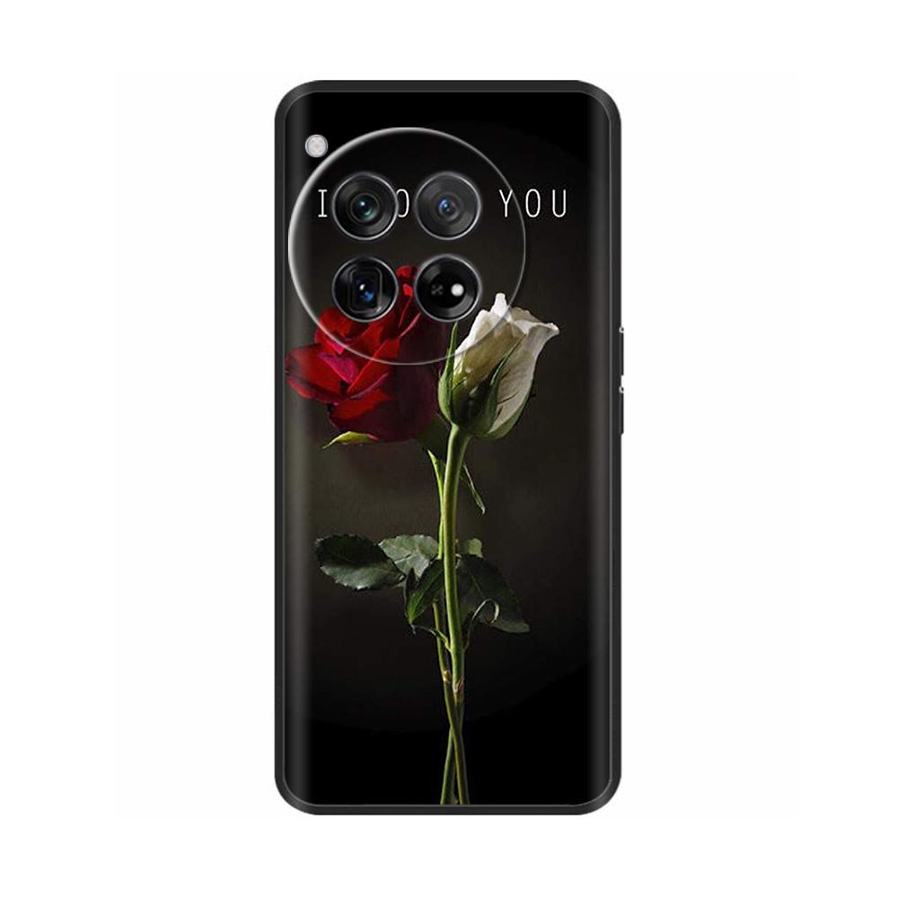 For OnePlus 12 Case Marble TPU Silicone Soft Phone Cases Cover For OnePlus 12 5G CPH2581 6.82" OneMore 12 Colorful Painted Capa