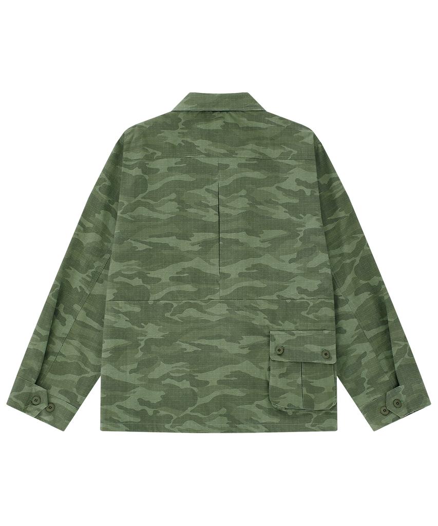 Hongwoosung Jungle Fatigue Danim Jacket_Olive