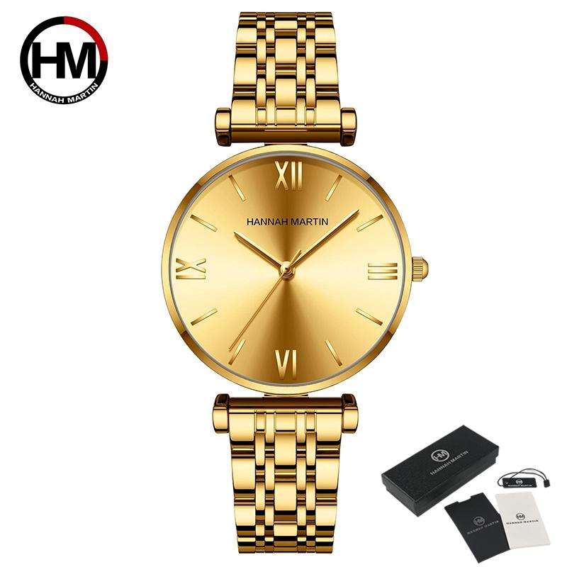 Hannah Martin Женские часы, японские часы с ремешком, роскошные женские часы, женский подарок на день рождения