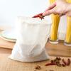 1/3/5PCS Cooking Food Colander Tea Coffee Nut Milk Cotton Filter Bag Strainer Mesh Wine Strainer