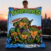 1 шт. Пледы TMNT для улицы, легкие фланелевые пледы для путешествий, кемпинга, гостиной, дивана, кресла, мягкие
