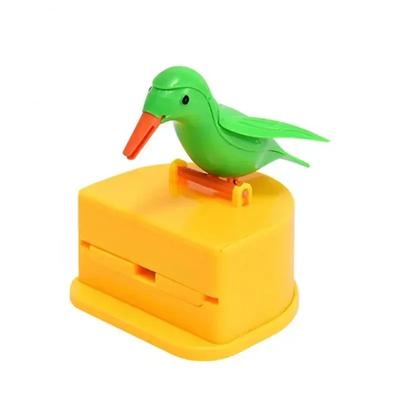 Милая маленькая птичка, контейнер для зубочисток, автоматический диспенсер для зубочисток, держатель для зубочисток, домашний декор, украшение стола, аксессуары для стола