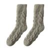 Women's Fuzzy Coral Fleece Slipper Socks Thick Cozy Soft Warm Home Floor Socks Winter Thermal Sleep Socks