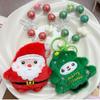 Santa Claus Christmas Plush Pendant Christmas Tree Christmas Plush Doll Toy  Backpack Decor