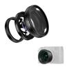 Freewell Macro Lens for Fuji Versatile Design with Magnification 2-in-1 Wide-Angle & X100VI/X100V - (Black)