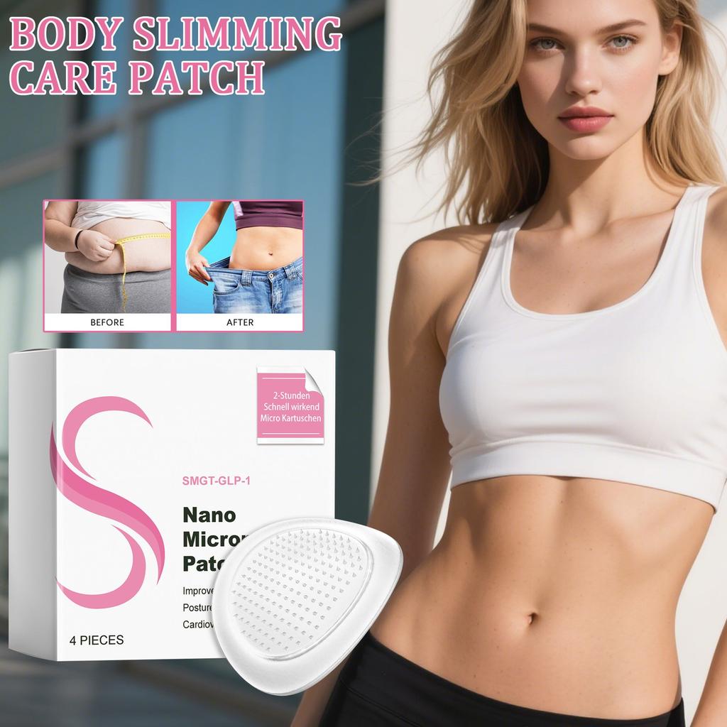 1шт Нано-пластырь с микроиглами, пластырь для похудения, подтягивающий нитевой пластырь для улучшения ухода за кожей (4 шт./кор.)