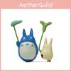 Totoro Cute Cartoon Hold Leaf Cat Mini Model Decoration For Props Landscape