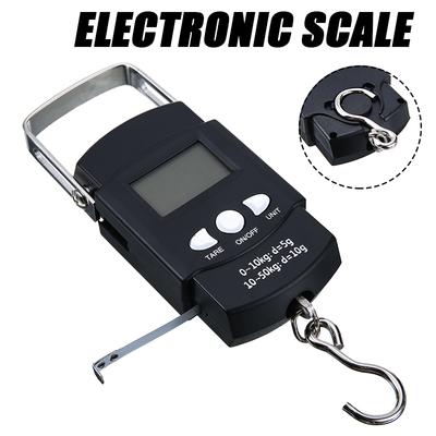 PDTO 50 кг цифровые весы портативные дорожные рыбные багажные весы для взвешивания подвесной крючок новые весы