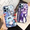Genshin Impact Phone Case For Iphone 14 13 11 12 Pro Max Mini Xs Xr X 7 8 6s Plus Se 2022 Tempered Glass Cover Anime Coque Capa