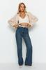Women's Jeans Fashion New Season Blue High Waist Wide Leg Jeans