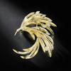 Retro Versatile Phoenix Brooch Women'S High-End Personality Gold Phoenix Tail Pin Light Luxury Temperament Brooch Suit With Accessories