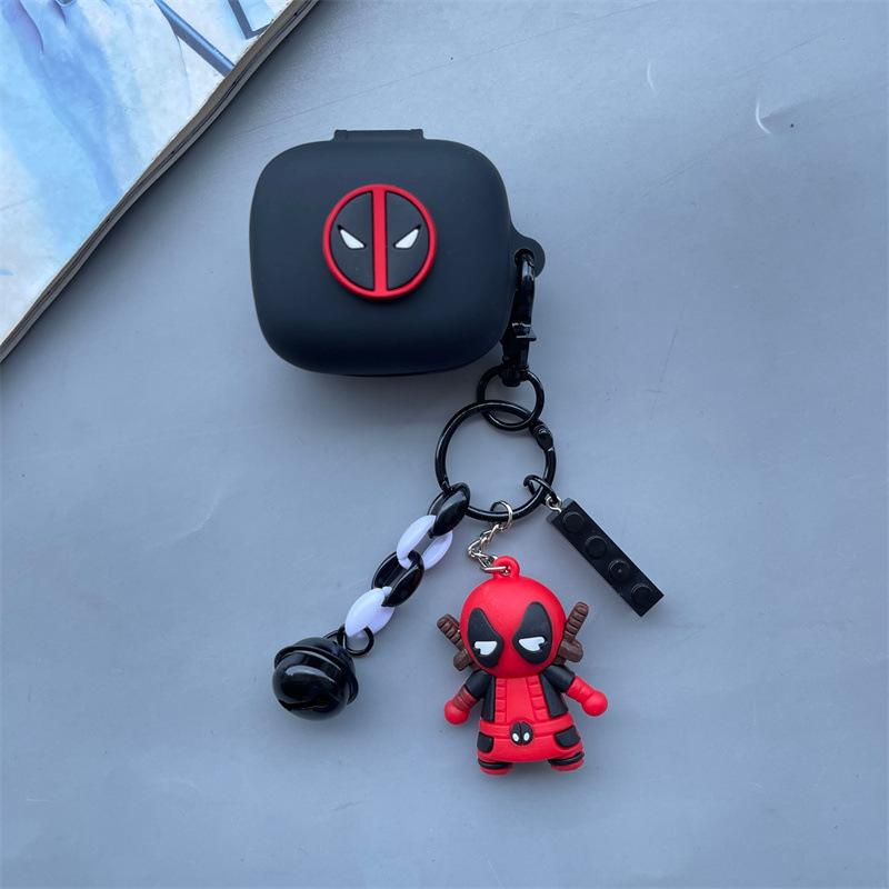 Applicable to JBL live Pro + Bluetooth headset case free1 tide brand FLEX cartoon silicone w100 soft case
