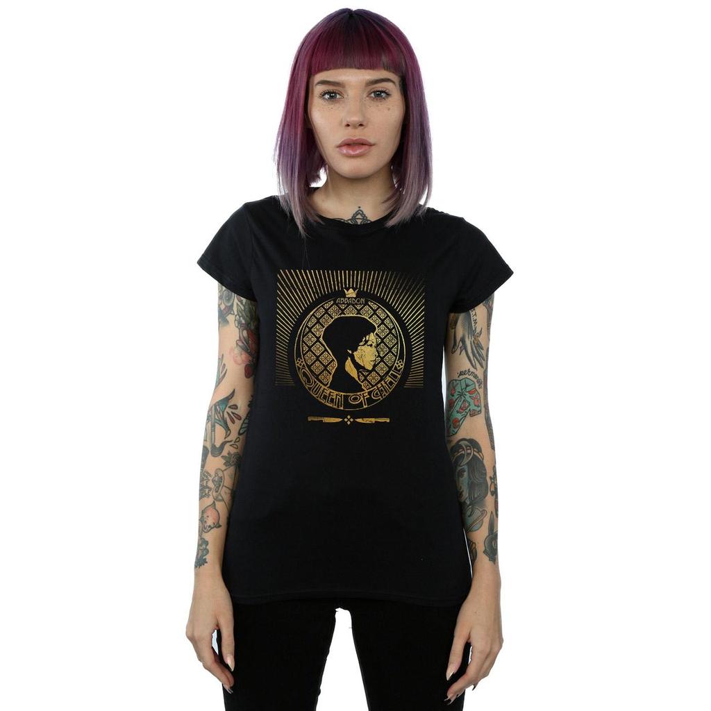 Supernatural Womens/Ladies Abbadon Crest Cotton T-Shirt