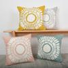 Чехлы для подушек Sun 18X18 дюймов, наволочки для дивана в стиле бохо с абстрактным рисунком, набор из 2 подушек в стиле бохо, декор для комнаты в пляжном стиле, эстетика для дивана-кровати на открытом воздухе