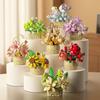 Home Desk Plant Decor Succulent Potted Model Educational Toys Succulent Building Block Set Kids