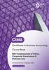 The CIMA BA4 Fundamentals of Ethics, Corporate Governance and Business Law : Course Book Book
