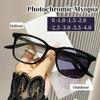 Minus Diopter Photochromic Sunglasses Women Fashion Myopia Glasses Retro Color Changing Glasses