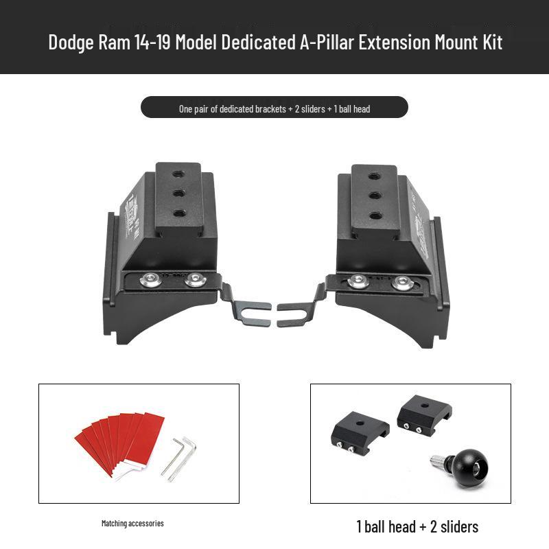 Светодиодный прожектор Кронштейн стойки A Быстросъемный для 14-19 Dodge Ram