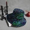 Shiny Sequin Bucket Hat for Women Glitter Bling Disco Hat Sparkly Party Rave Fisherman Cap Outdoor Sun Hat for Beach Travel