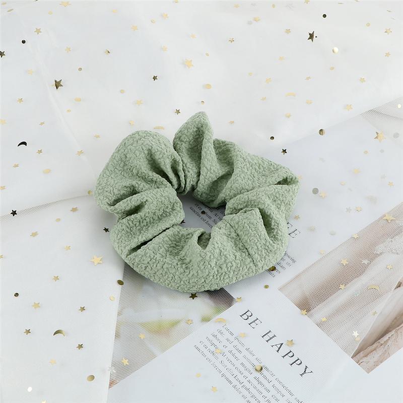 60 Styles Women Girls Satin Scrunchie Candy Color Hair Ties Rope Elastic Fashion Hair Bands Vintage Simple Hair Accessories Gift
