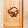 Венок из кленовых листьев для входной двери, осенний искусственный крыльцо для вечеринки, праздничный деревенский ресторан