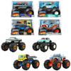 Hot Wheels Monster Truck Big Size Assorted Vehicle Toys Mini Cars 4 Cars Box Sold 3 Years Old and Up Multi 124 987E-FYJ83