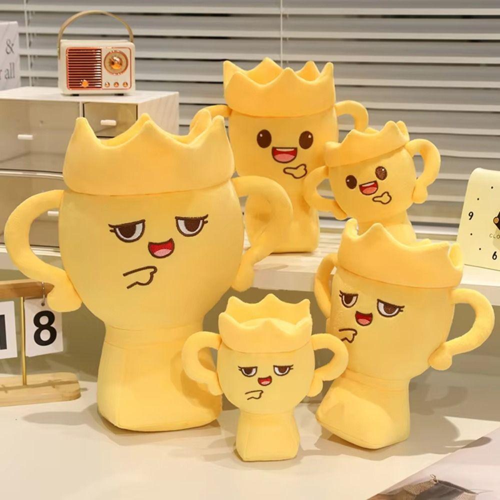 Victory Trophy Champion Trophy Plush Toys PP Cotton Victory Championship Plush Toys  Home Decor