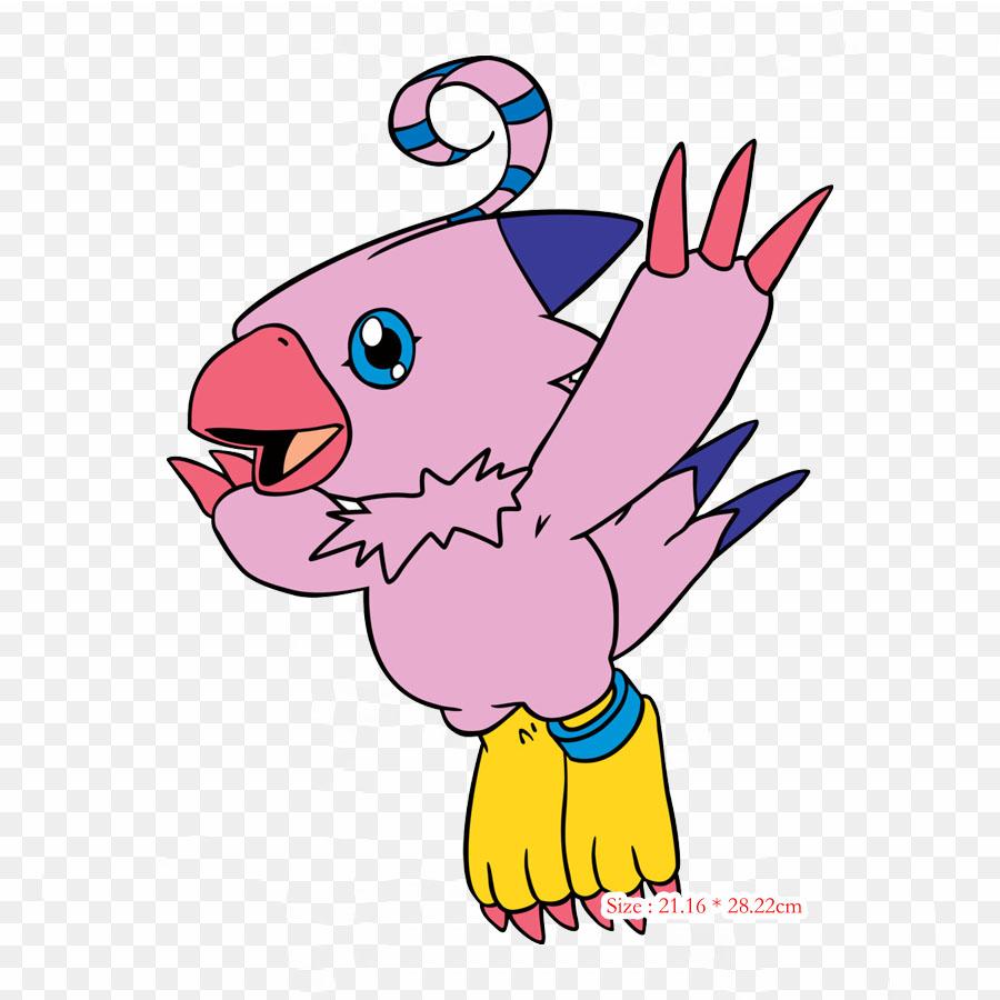 Digimon Biyomon Biyomon Gomamon Iron On Heat Transfer Printing Vinyl Patches Sticker for Clothes DIY Appliques Washable Patches