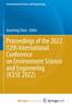 Книга Proceedings of the 2022 12th International Conference On Environment Science and Engineering (ICESE 2022)