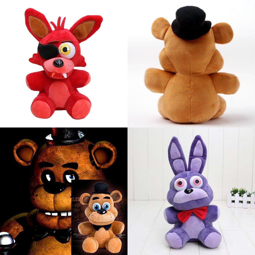 Мягкая и обнимательная плюшевая игрушка Five Nights At Freddy's Медведь Лиса Бонни Золотой Для Детей