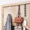 Iron Door Hook - Creative Multifunctional Traceless 4-Hook Coat and Clothes Hanger