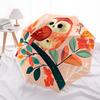 1pc Cuddly Owl Design Automatic Opening and Closing Cartoon Practical Umbrella - Small Umbrella Suitable for Various Occasions A034