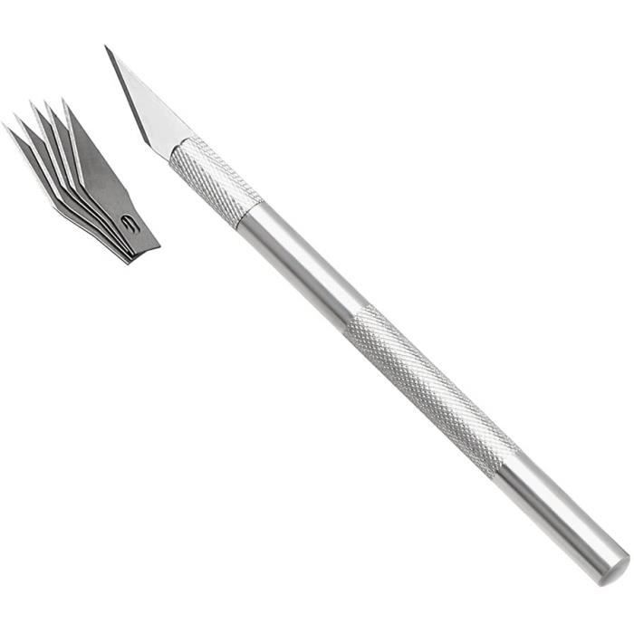 Прецизионный скальпель Cutter Couteau Graver с 6 пластинами замены Ремесленные иллюстрации купе Куто